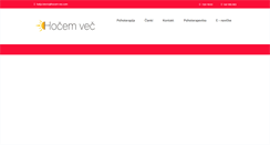 Desktop Screenshot of hocem-vec.com